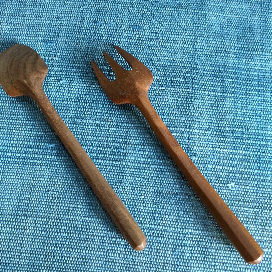 rumiboo孤崎ゆうこさんの木のカトラリー ３セットとれんげ