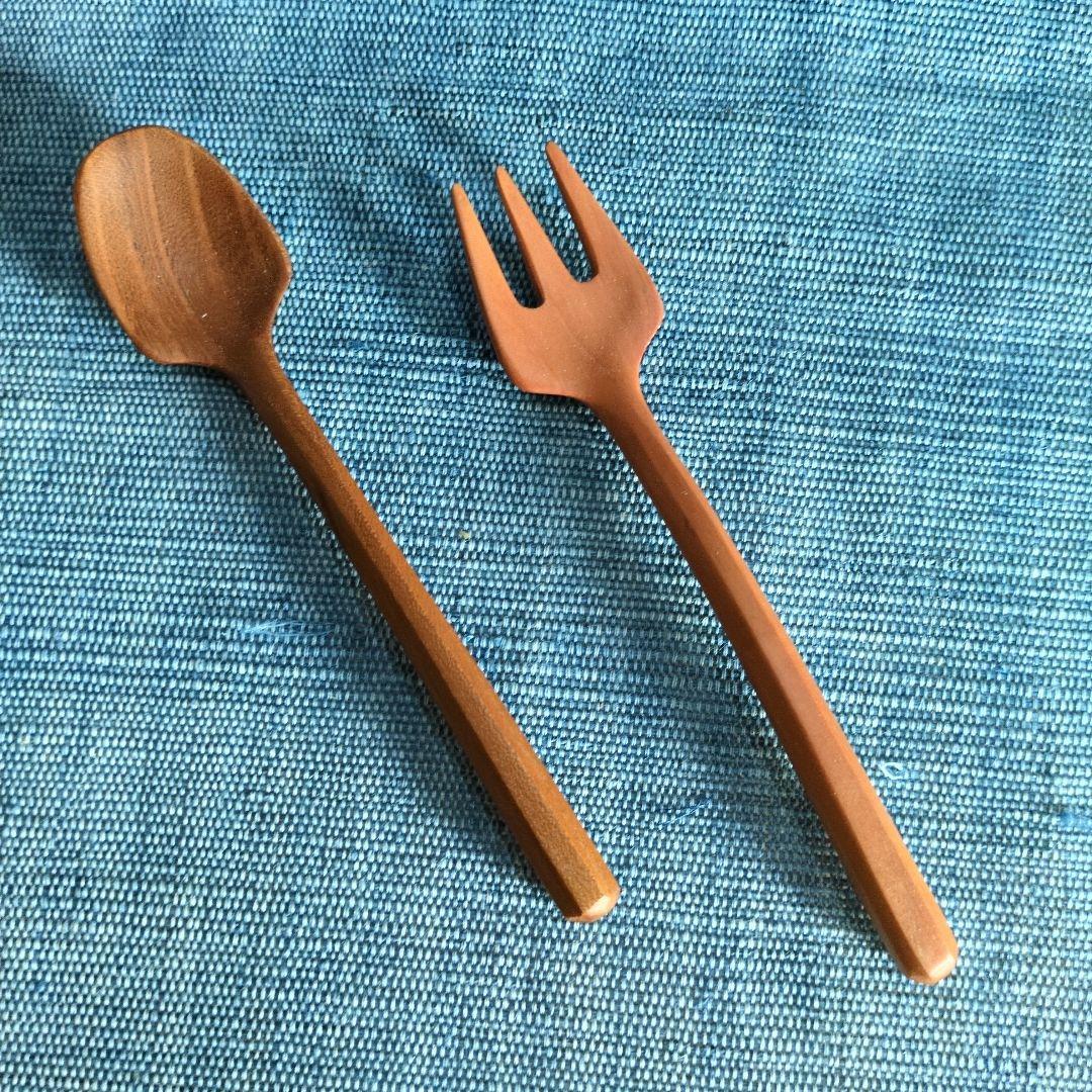 rumiboo孤崎ゆうこさんの木のカトラリー ３セットとれんげ