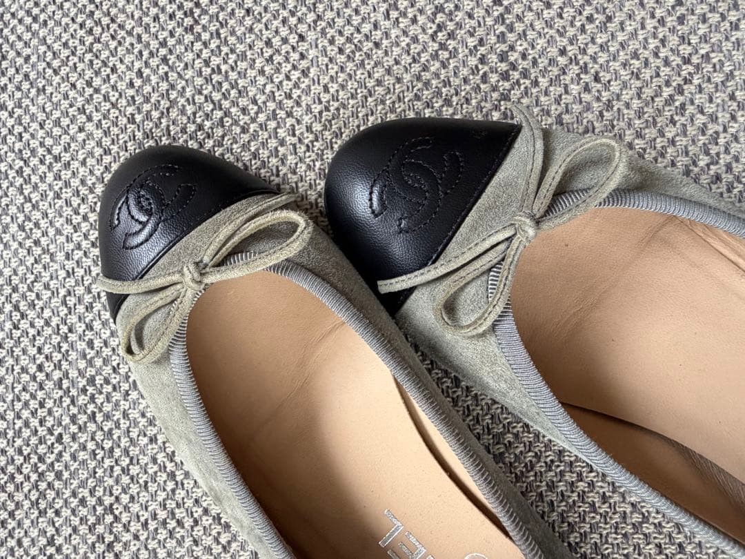 シャネルCHANEL フラットバレエシューズ36サイズ