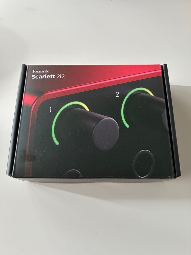 Scarlett 2i2 4Gen オーディオインターフェイス