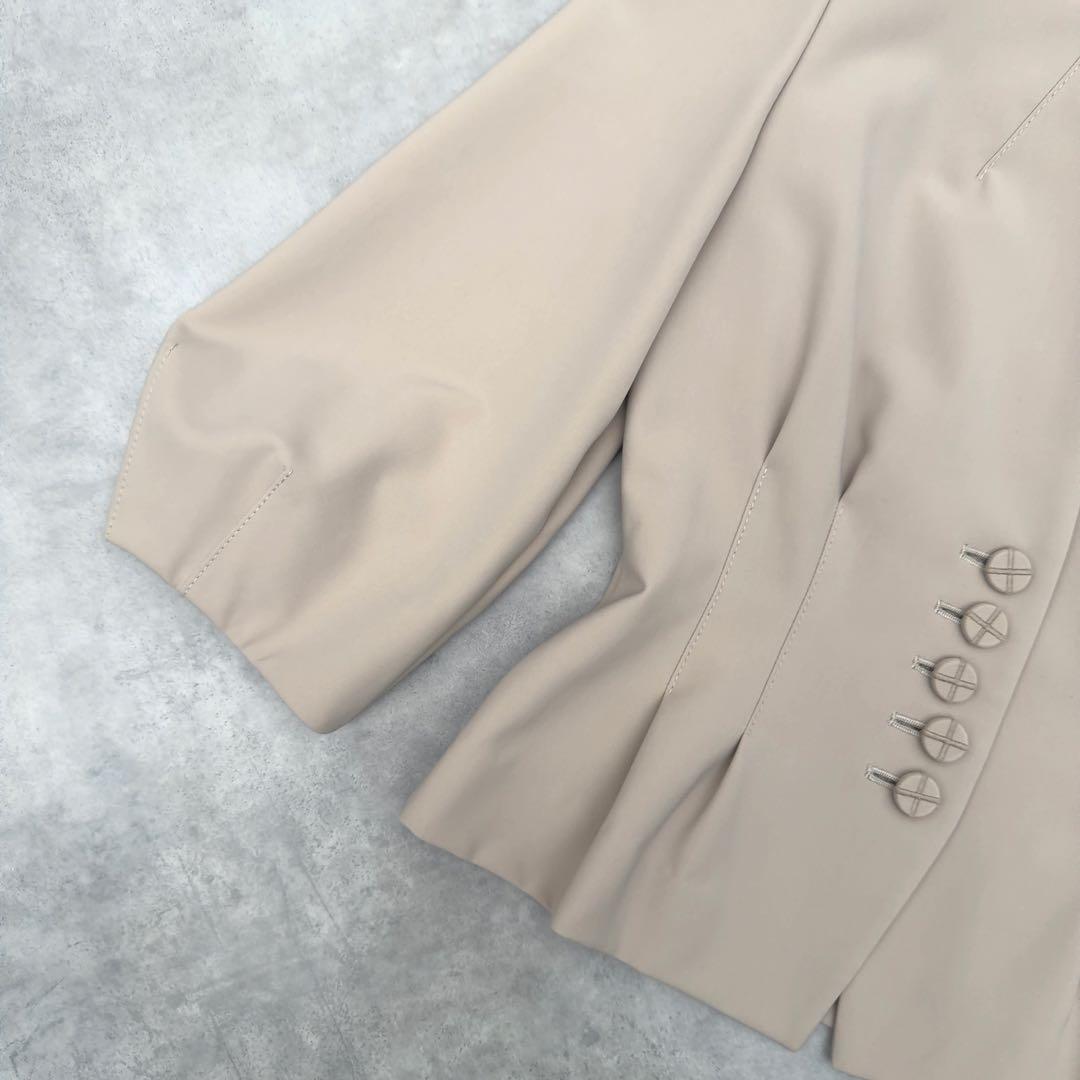 【FOXEY NEW YORK】ヴィクトリア ジャケット ノーカラー 日本製38