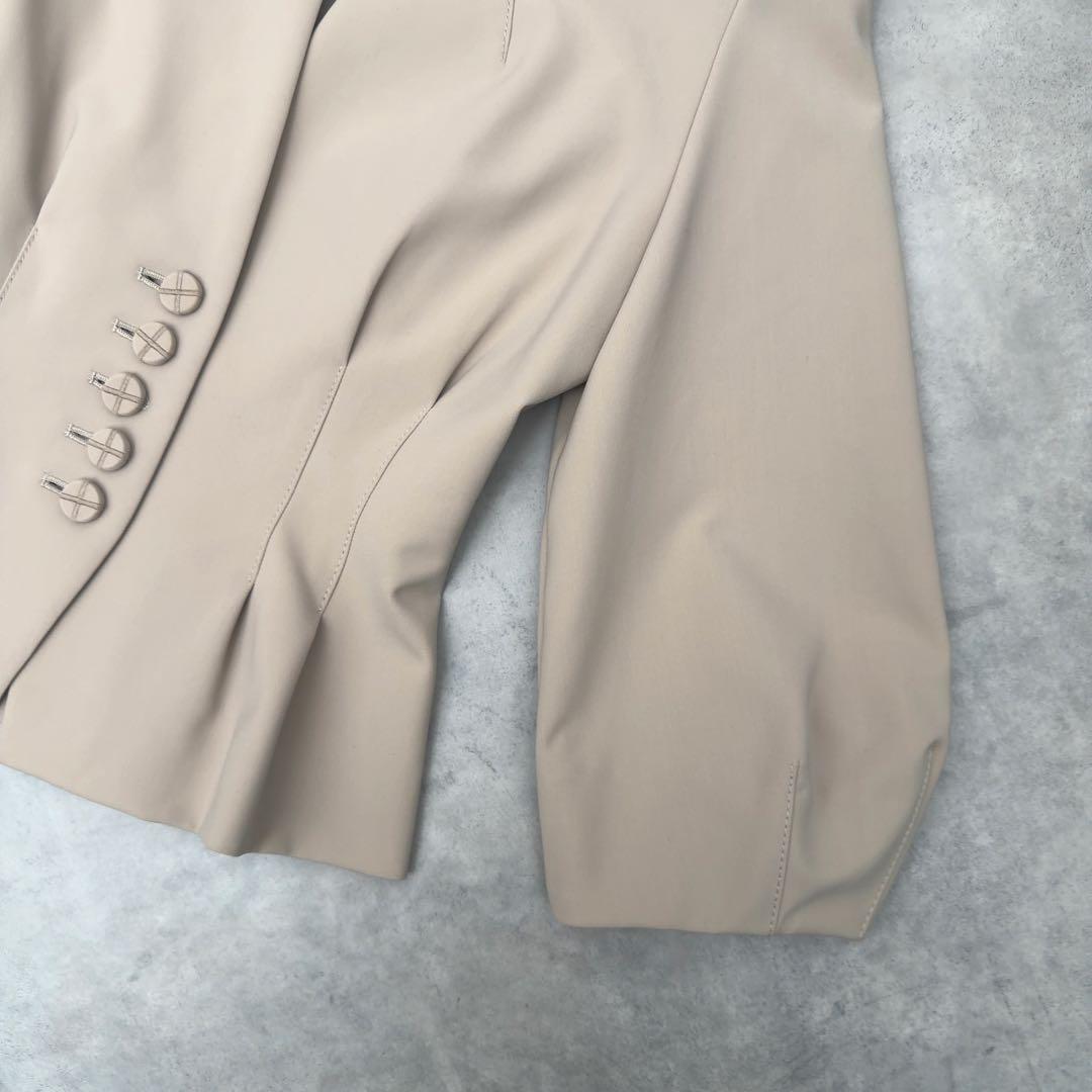 【FOXEY NEW YORK】ヴィクトリア ジャケット ノーカラー 日本製38