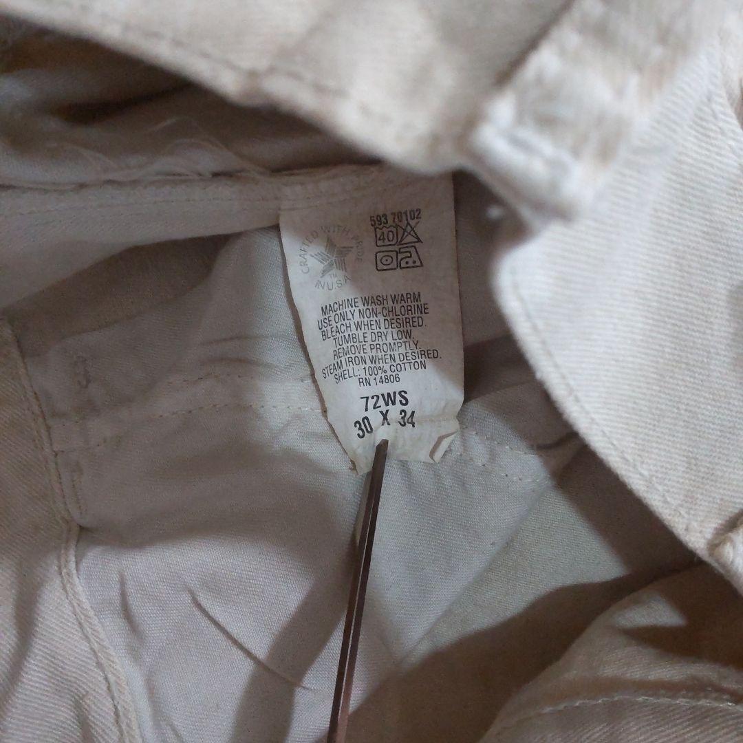 デッドストック　90s カーハート　ペインター　usa製　生成り　ベージュ