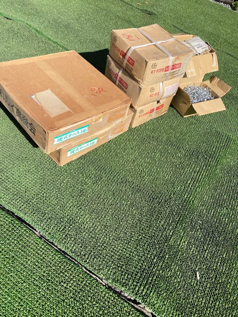 ラインテープ　硬式テニス1面（75m×2本） ①