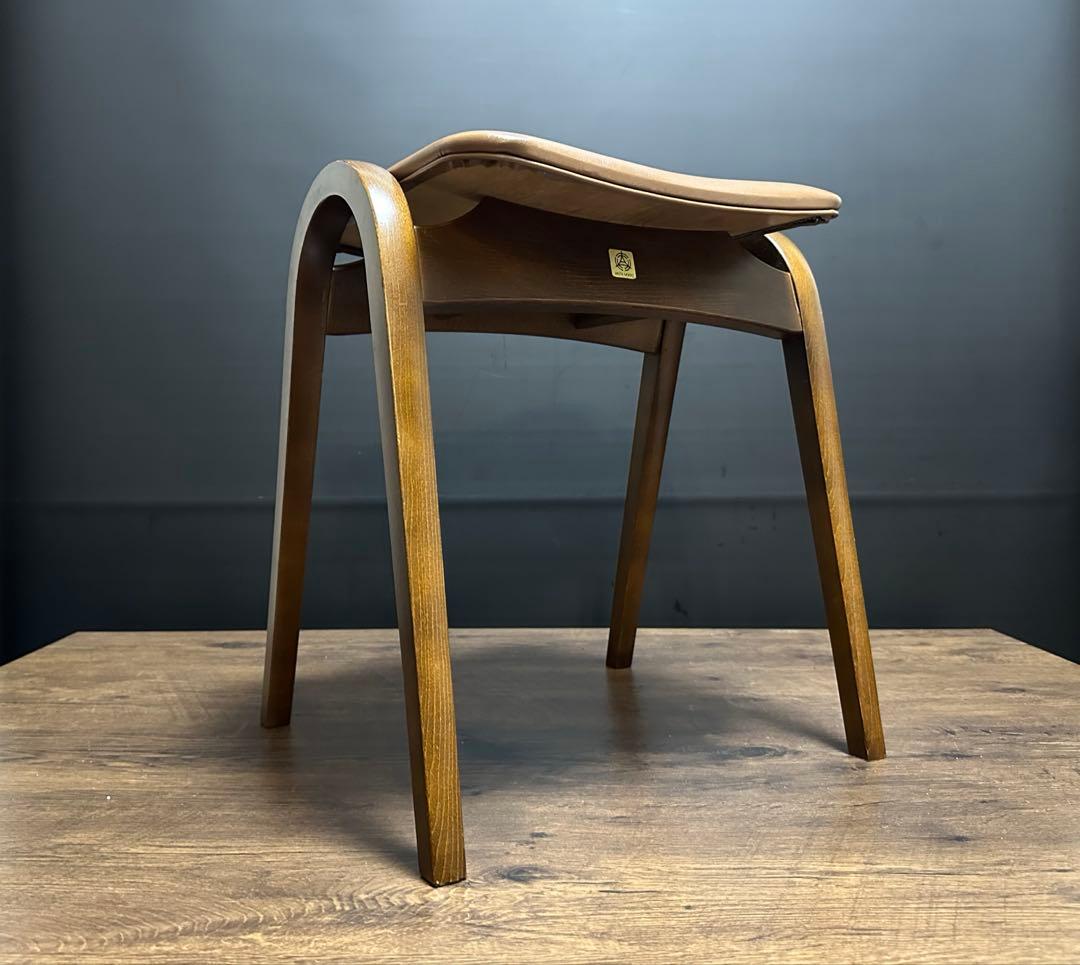 秋田木工 ビンテージ No.202 剣持勇 スツール