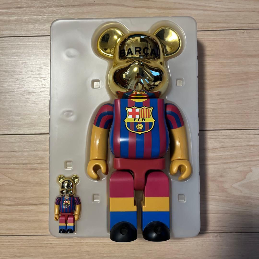 BE@RBRICK FCバルセロナ 400% 100% ベアブリック