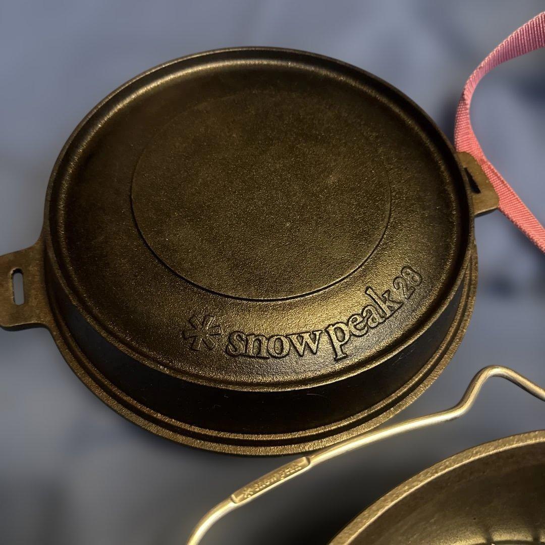 レア　スノーピーク　和鉄ダッチオーブン28初期型
