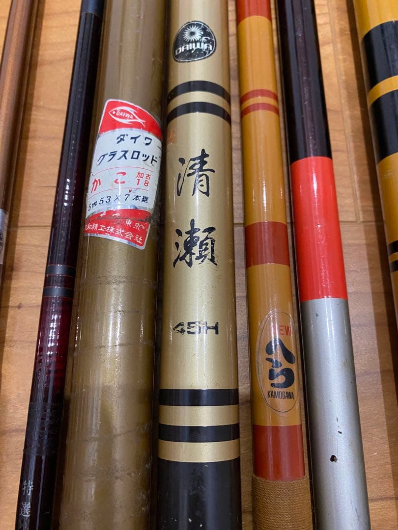 がまかつ　がまへら　へら釣り　ヘラブナ　鯉　渓流　竿　竿掛　竿受　10本セット