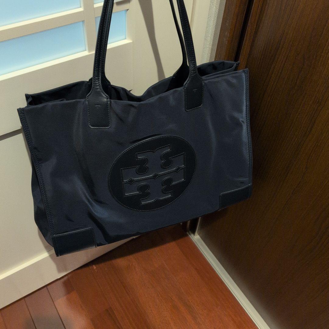 Tory Burch ネイビー トートバッグ大容量