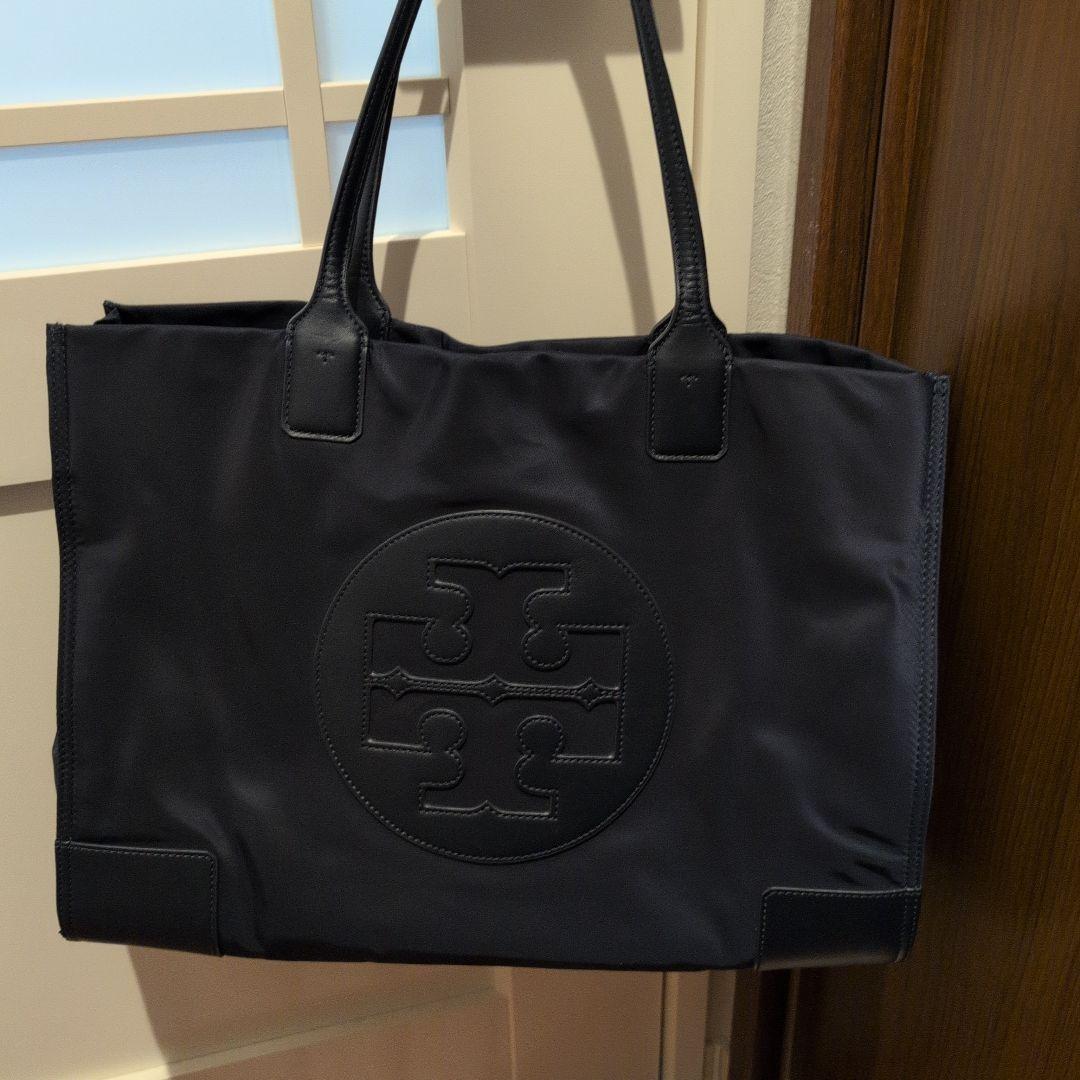 Tory Burch ネイビー トートバッグ大容量