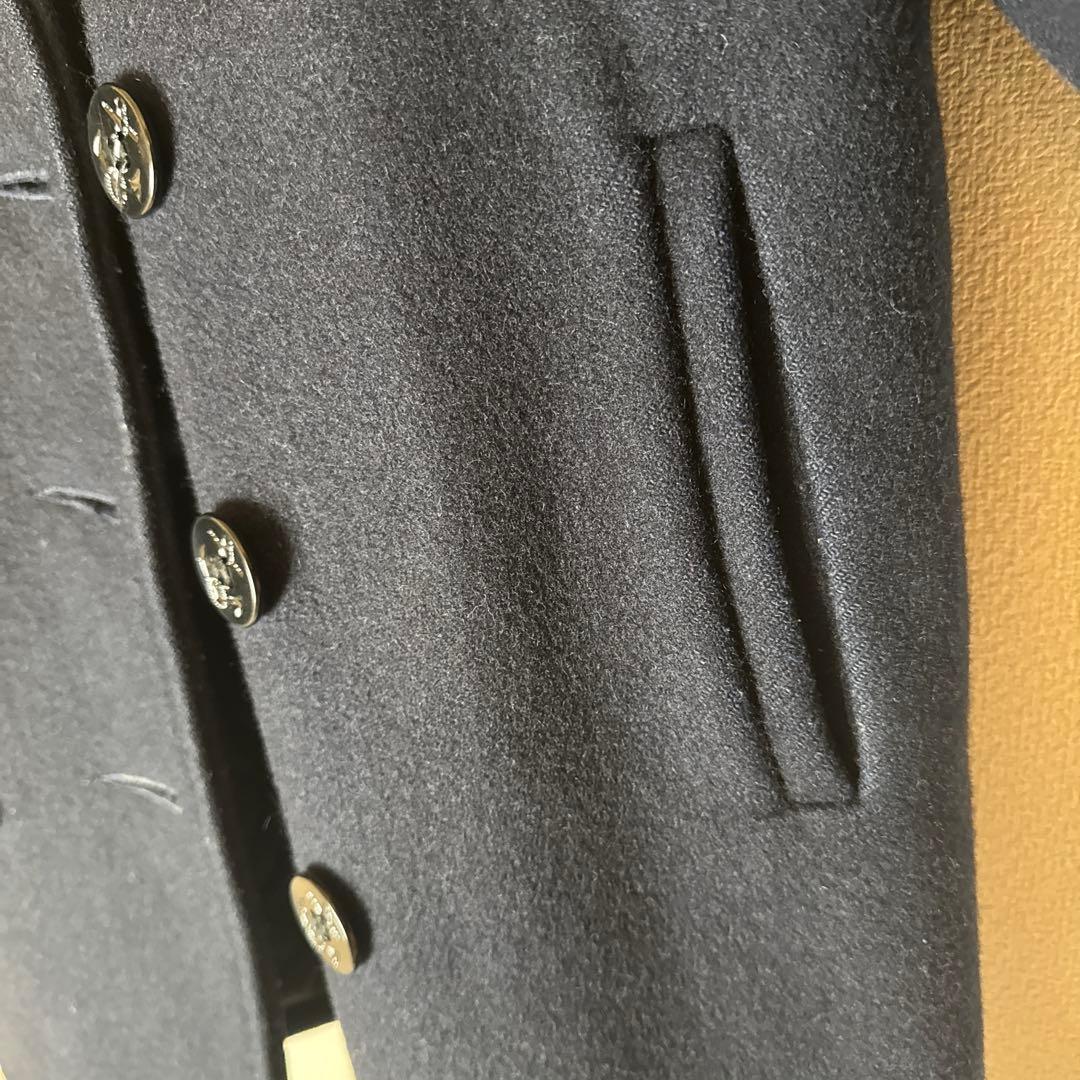 美品【SCHOTT】 ショット ピーコート キルティング 肉厚 ブラック 38