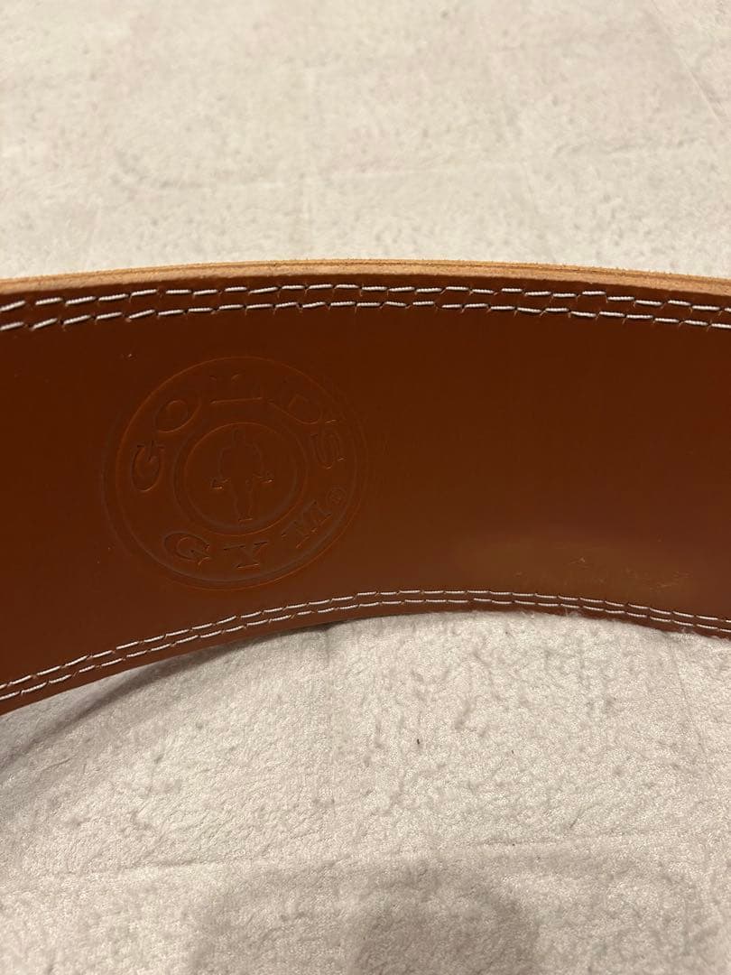 【最終処分価格】ゴールドジム プロレザーベルトL