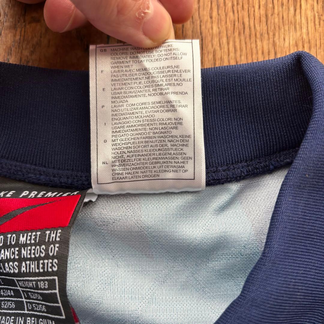 激レア 90s アーセナル アウェイユニフォーム ベルカンプ NIKE JVC