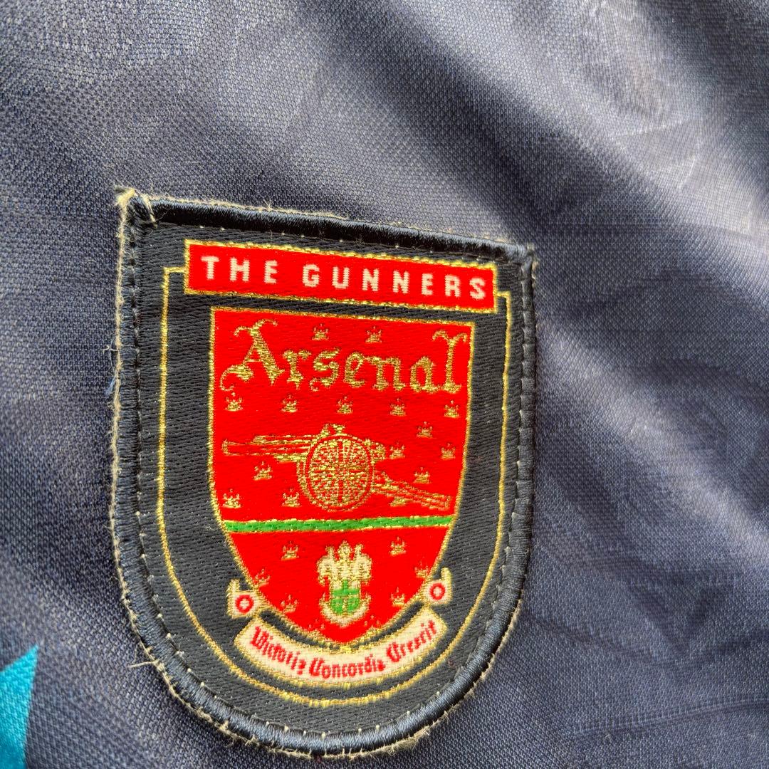 激レア 90s アーセナル アウェイユニフォーム ベルカンプ NIKE JVC
