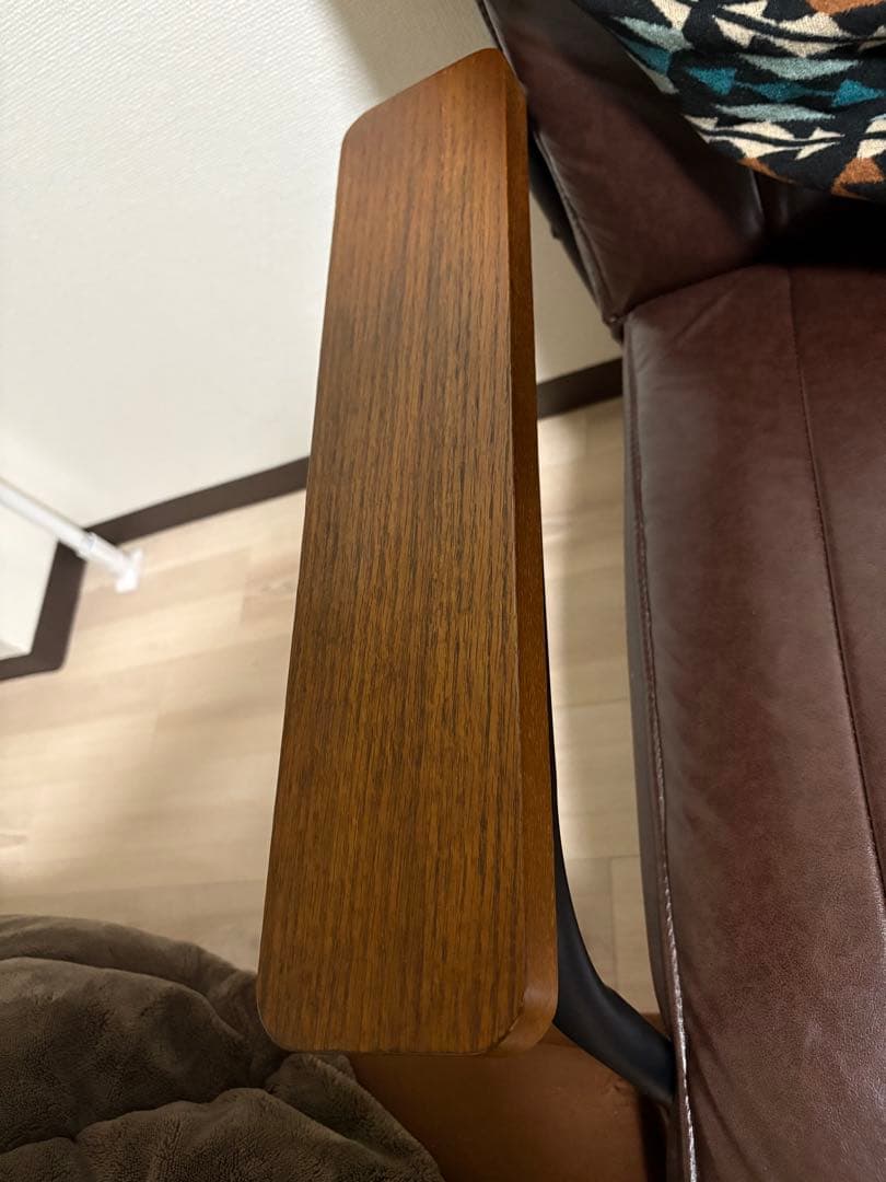 ダークブラウン ソファ 2人掛け