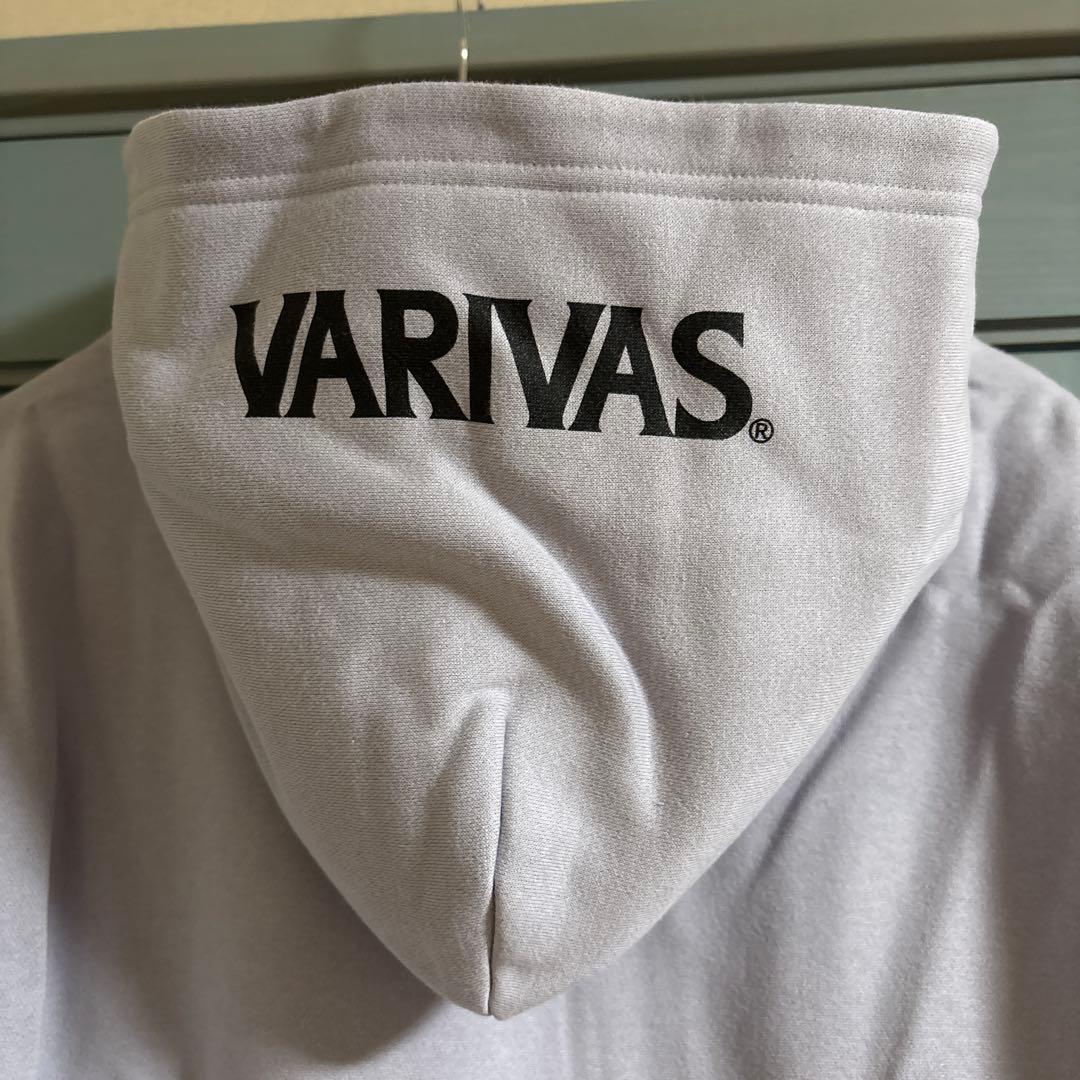 VARIVAS フード付き フルジップパーカー LLサイズ グレー