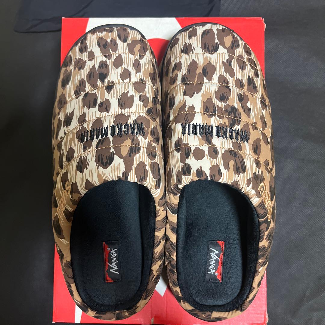 wacko maria×Nanga レオパードウィンターサンダル