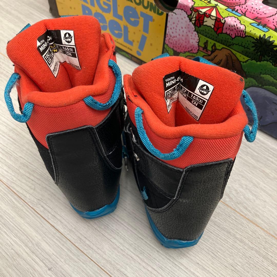 BURTON スノーボード キッズ 3点セット 板80cm ブーツ16.5cm