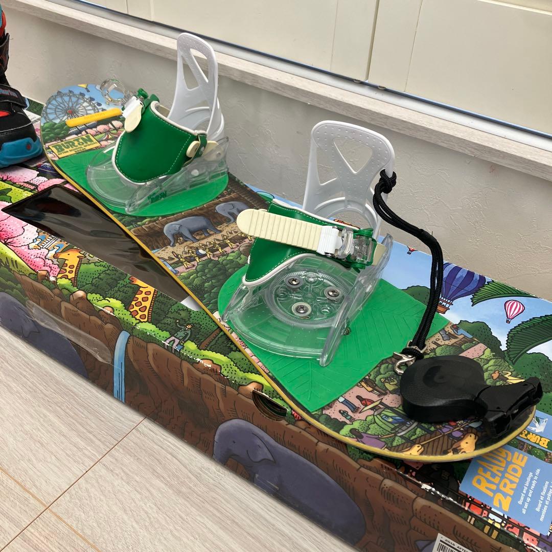 BURTON スノーボード キッズ 3点セット 板80cm ブーツ16.5cm