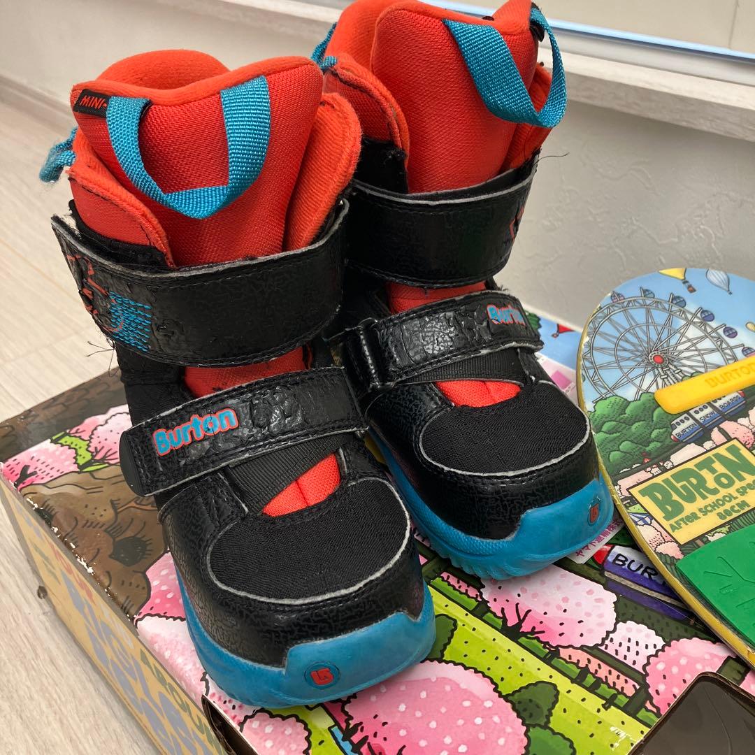 BURTON スノーボード キッズ 3点セット 板80cm ブーツ16.5cm