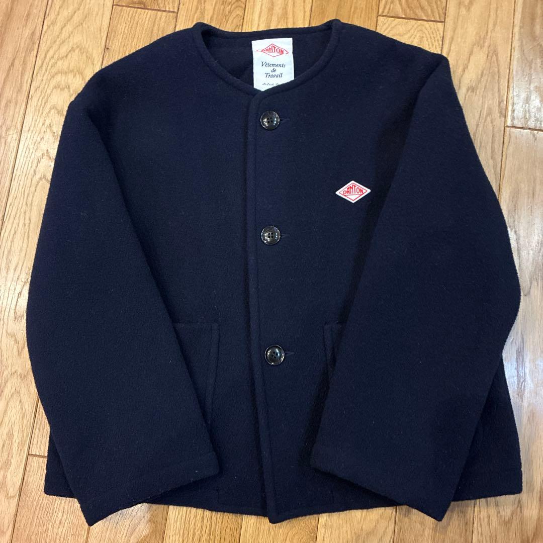 ダントン ウールモッサ　カラーレスジャケット