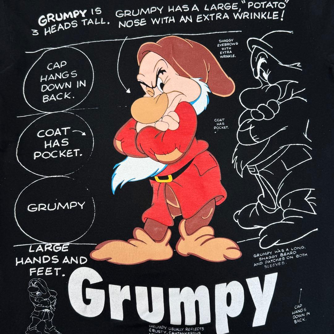 90s Disney ヴィンテージ白雪姫 グランピー TシャツXL相当 USA製