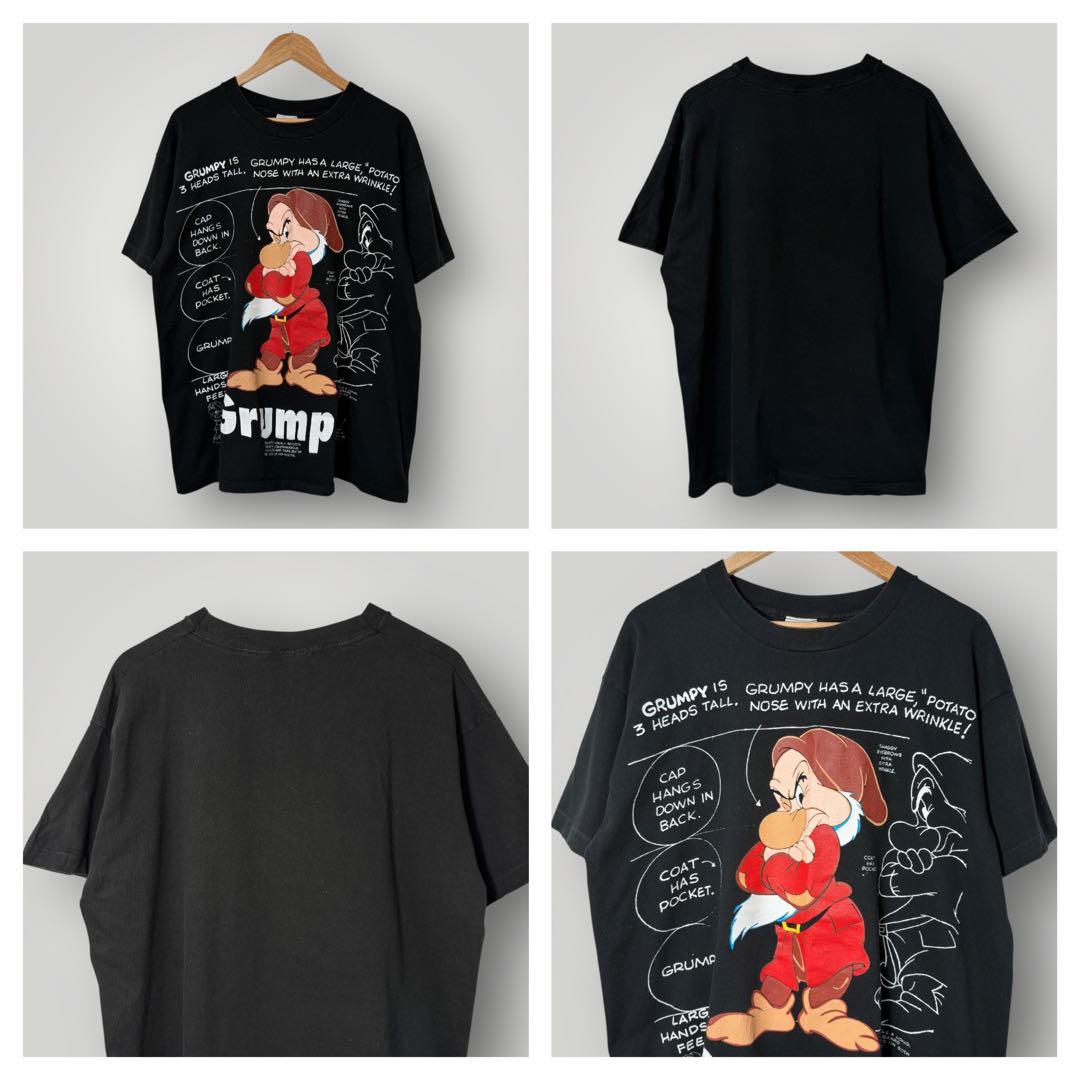 90s Disney ヴィンテージ白雪姫 グランピー TシャツXL相当 USA製