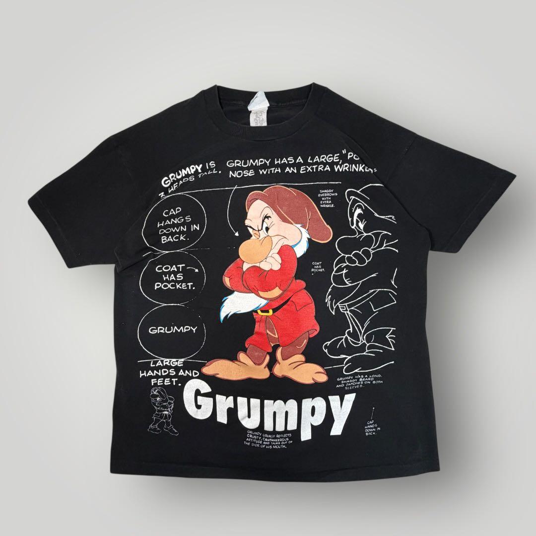90s Disney ヴィンテージ白雪姫 グランピー TシャツXL相当 USA製