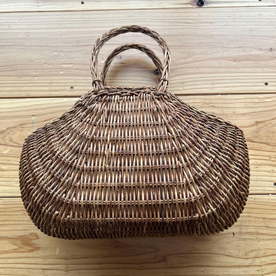 青森　あけび　かご　かごバッグ　松野屋