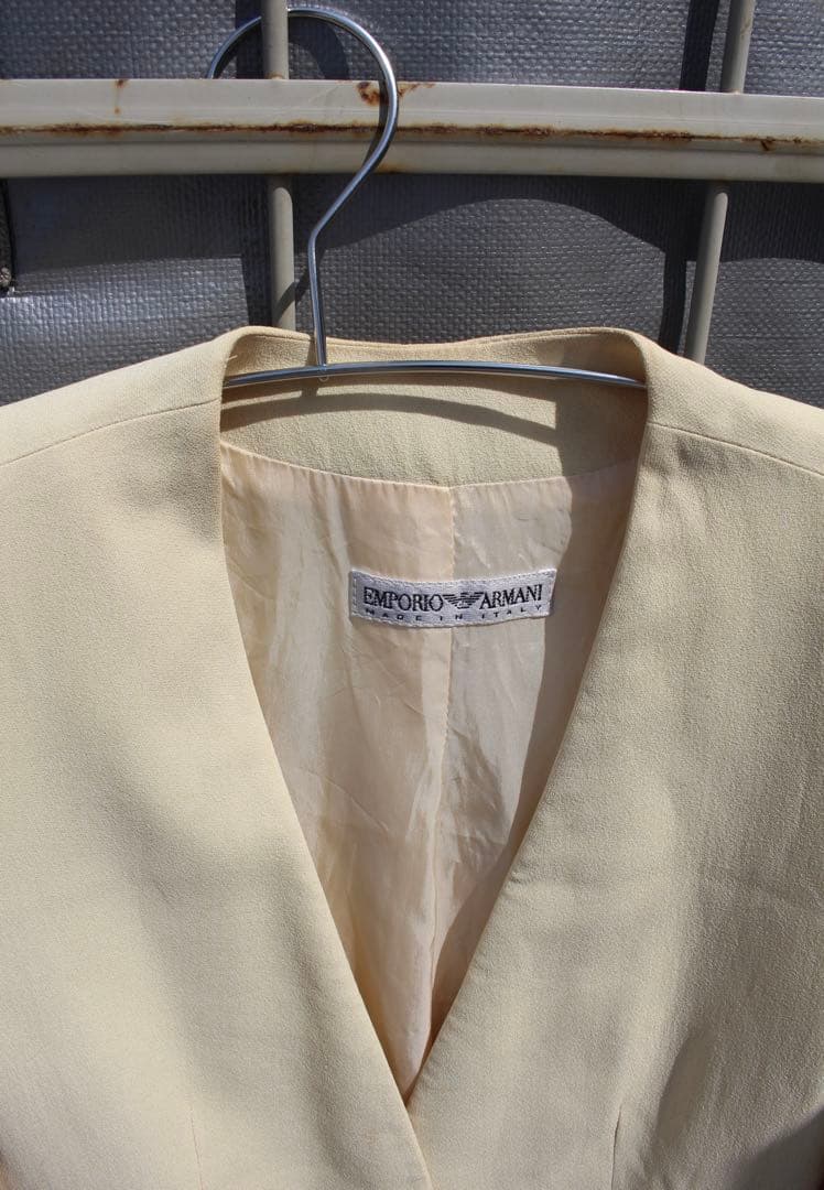 【EMPORIO ARMANI】NO COLLAR JACKET 281T