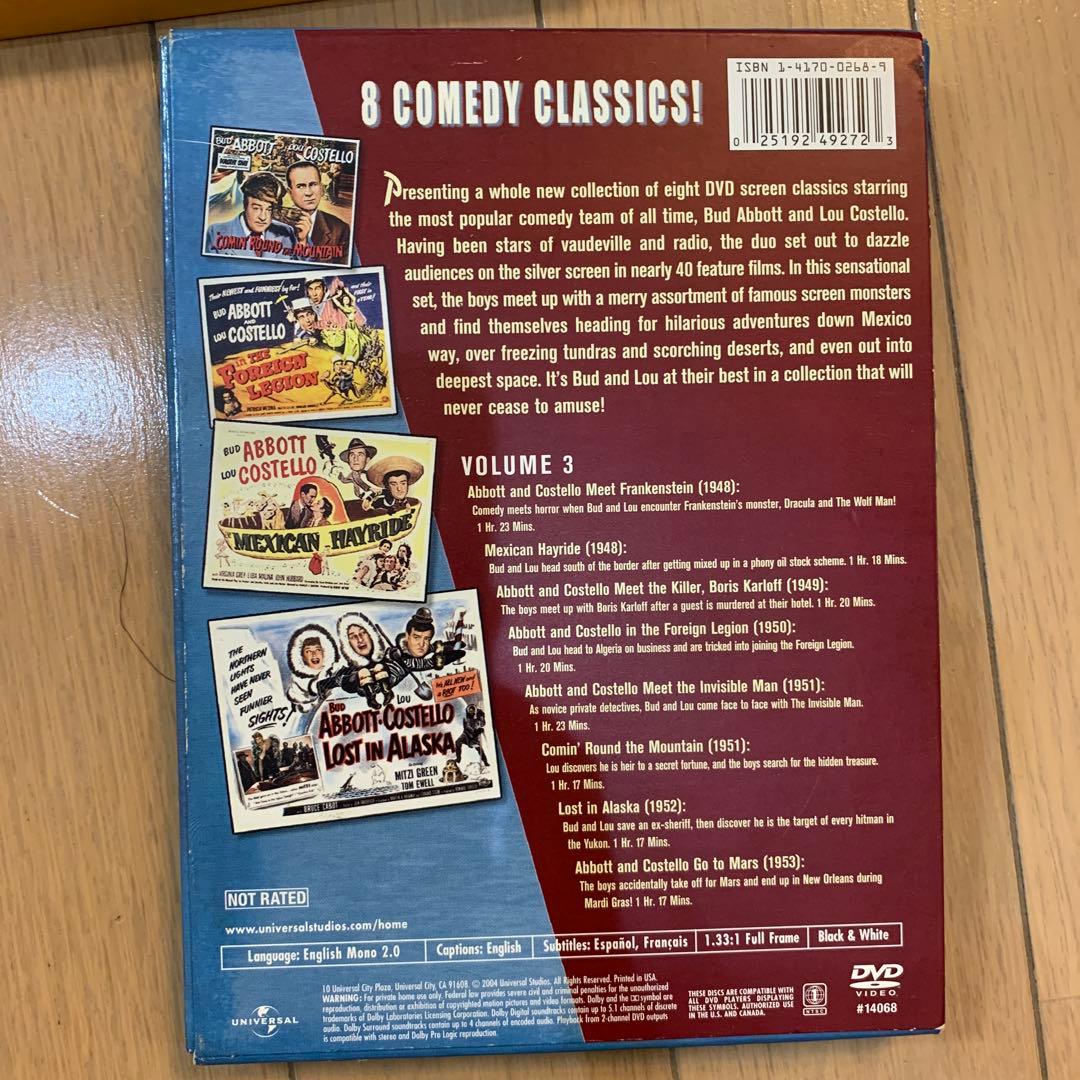 Abbott & Costello アボットとコステロDVD セット　まとめ売り