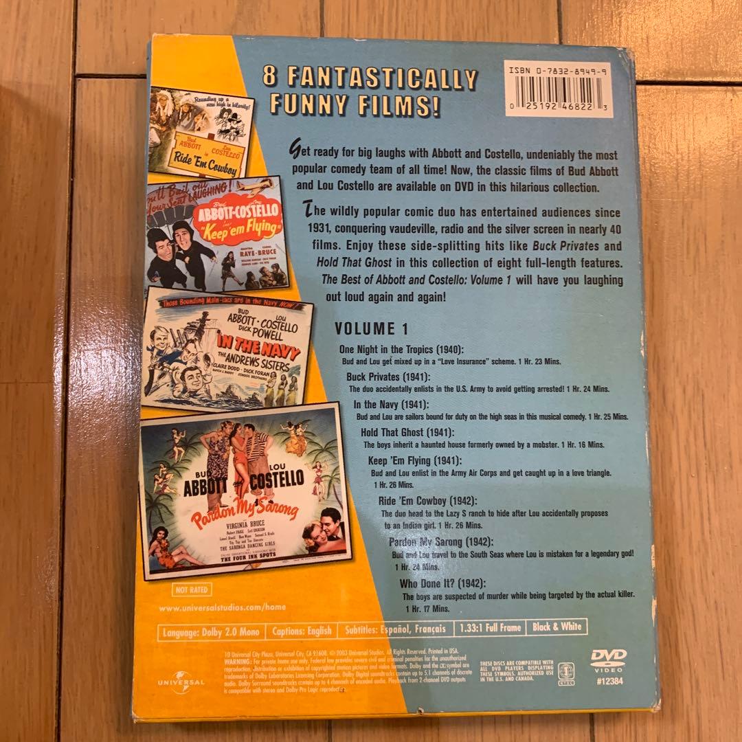 Abbott & Costello アボットとコステロDVD セット　まとめ売り