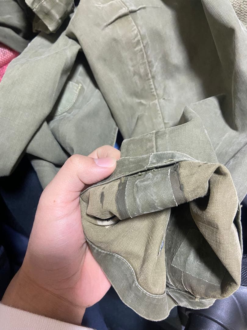 40s vintage US.NAVY レインデッキパーカー