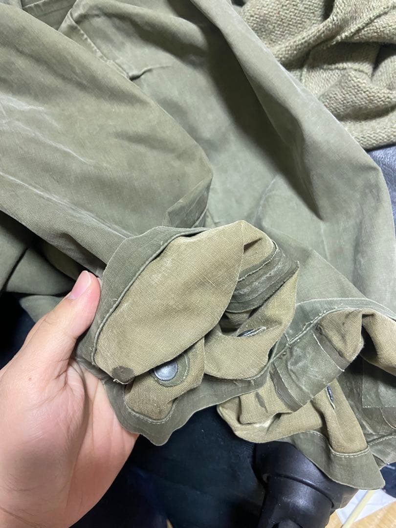 40s vintage US.NAVY レインデッキパーカー