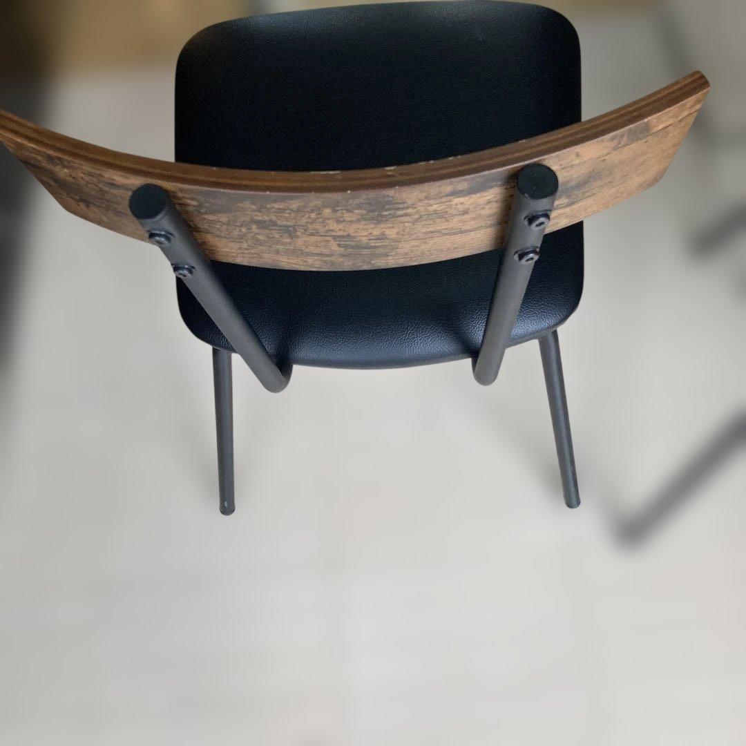 ニトリ DC STAIN MBR ダイニングチェア2脚セット