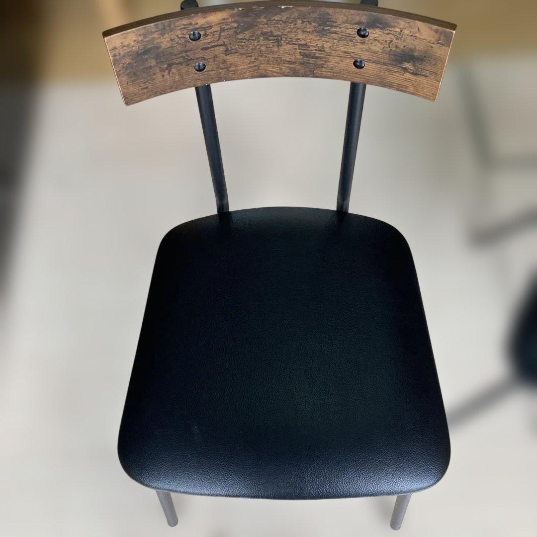 ニトリ DC STAIN MBR ダイニングチェア2脚セット