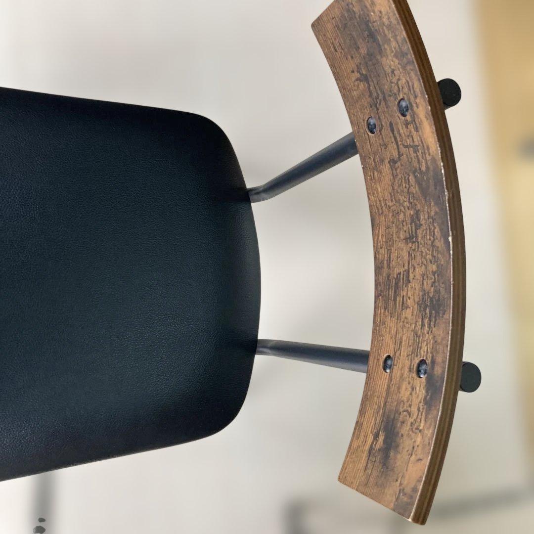 ニトリ DC STAIN MBR ダイニングチェア2脚セット