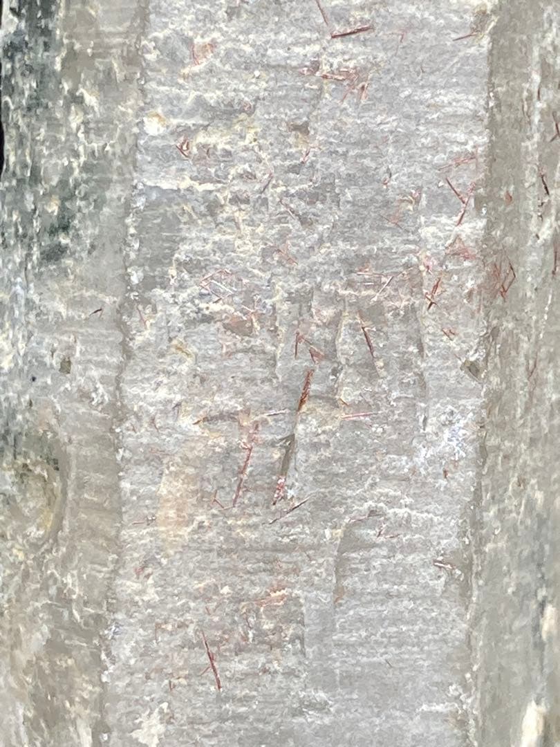 ブラウンルチル 共生 水晶 ヒマラヤ産 希少 クローライト ガーデンクォーツ