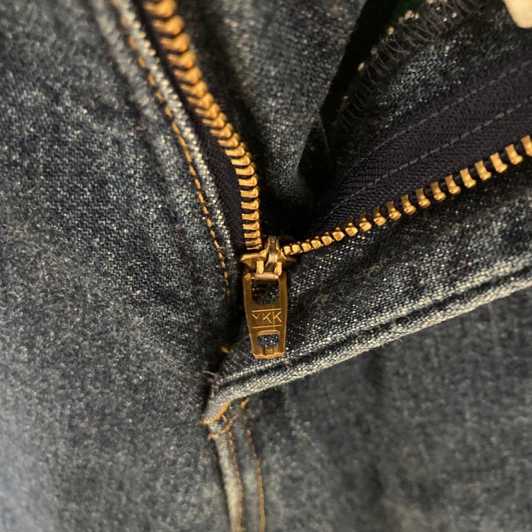 llbeanライナー付きデニムペインターパンツUSA製