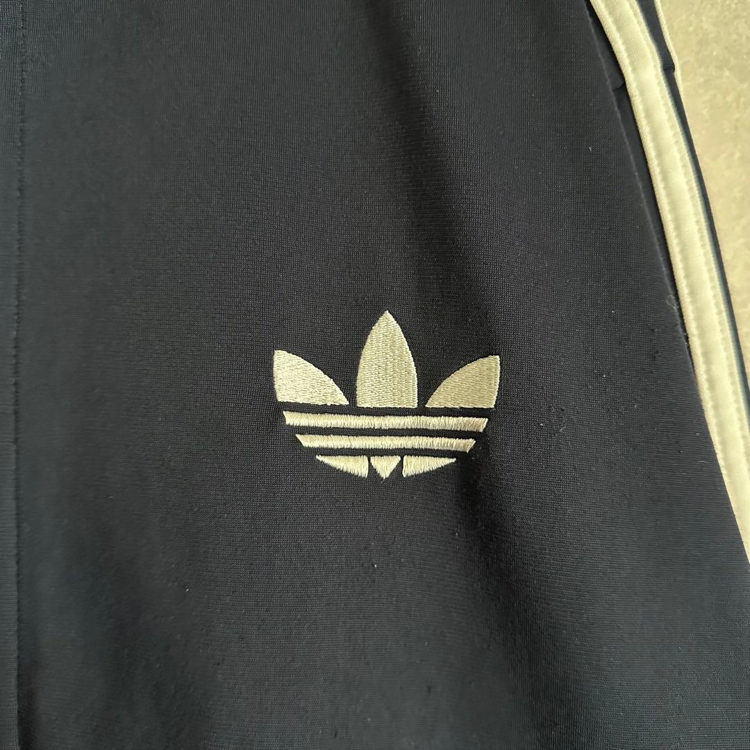 アディダス　トラックジャケット　ファイヤーバード　ジャージ　刺繍　ネイビー　XL