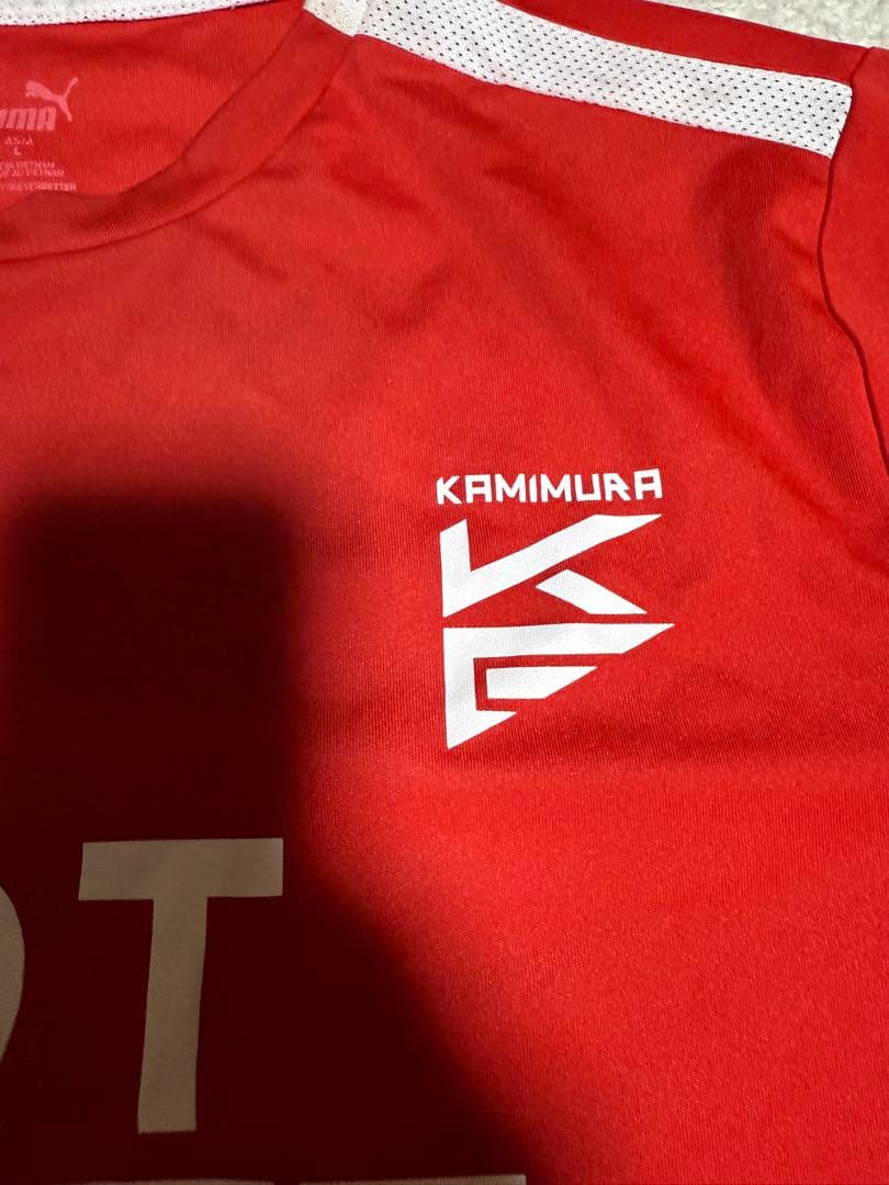 神村学園　サッカー部　アップ着　L