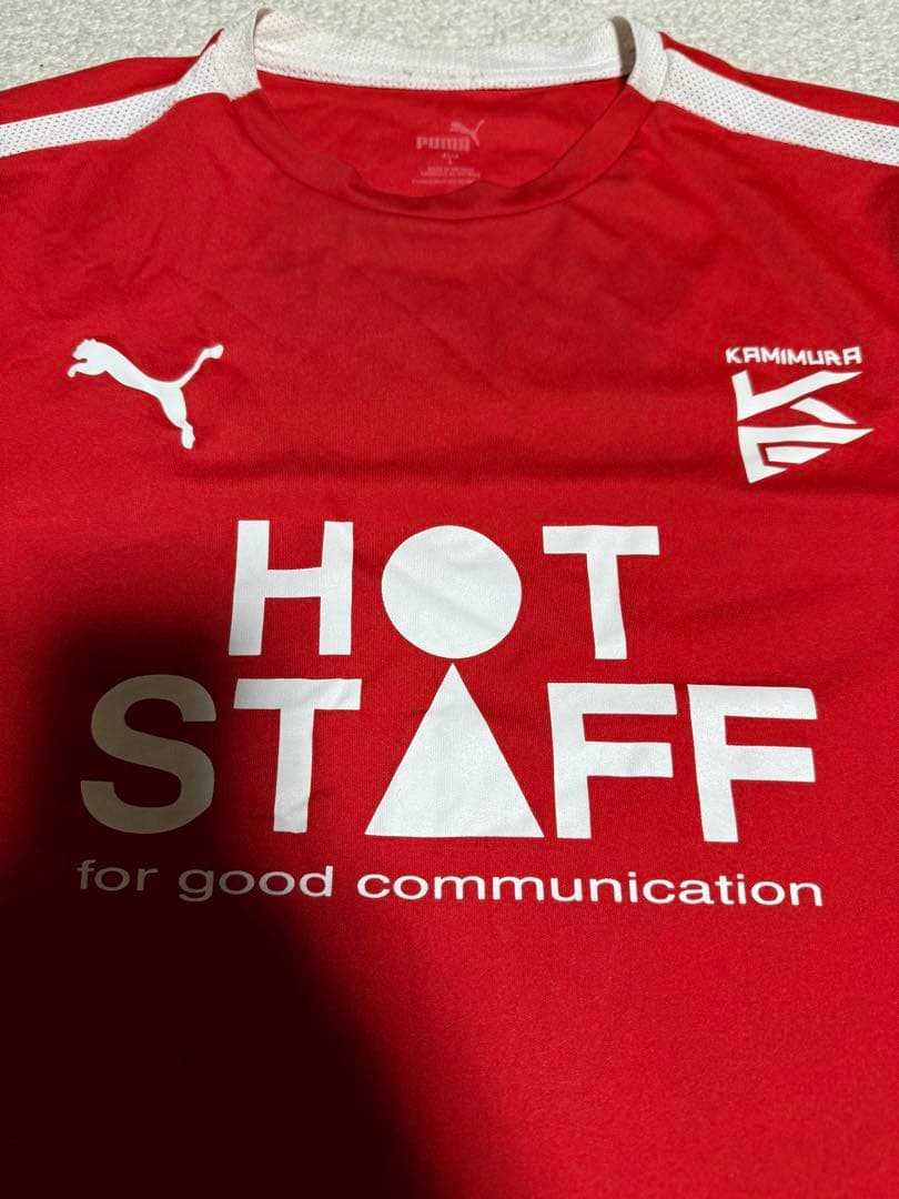 神村学園　サッカー部　アップ着　L