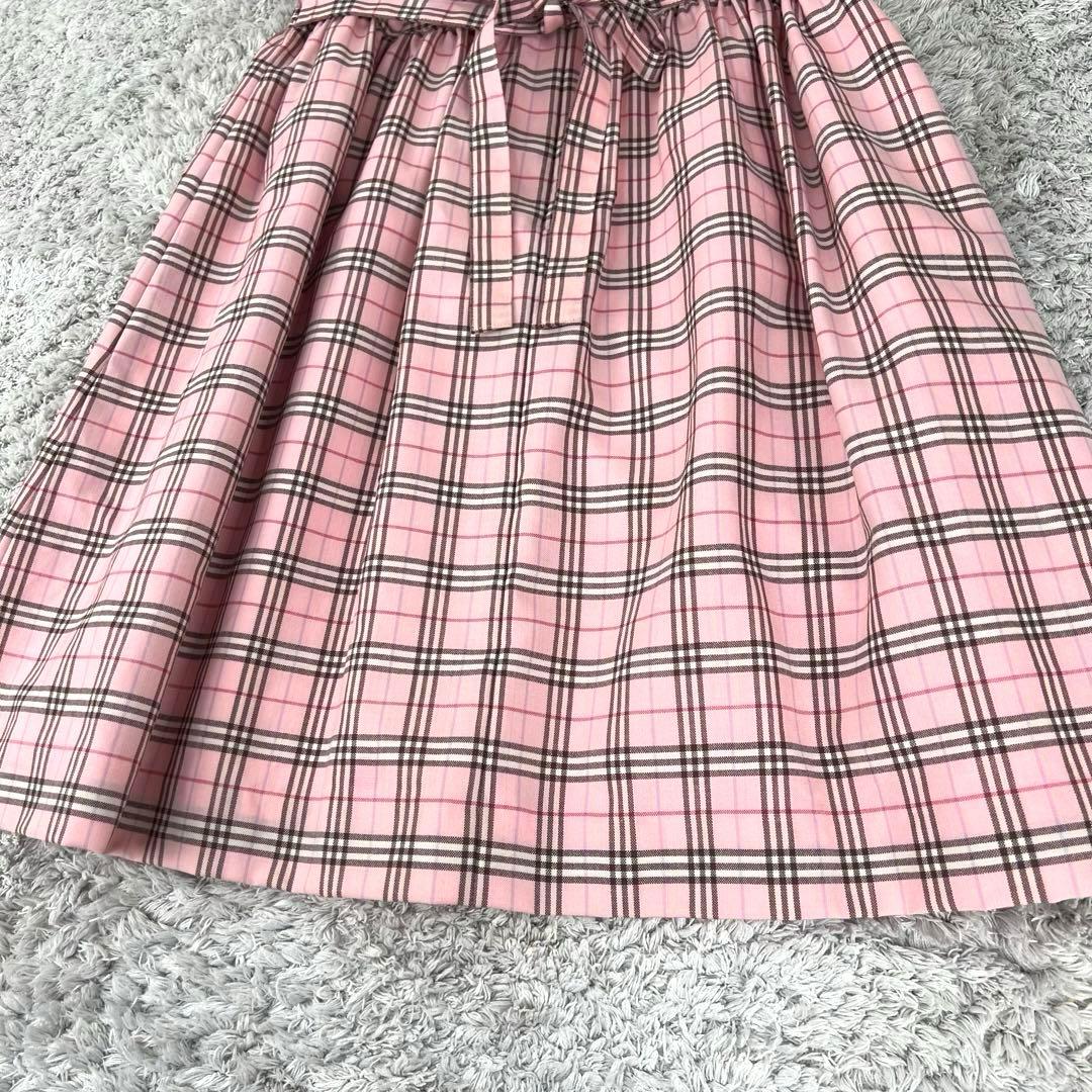 BURBERRY LONDON バーバリー キッズ　ワンピース130cm ピンク