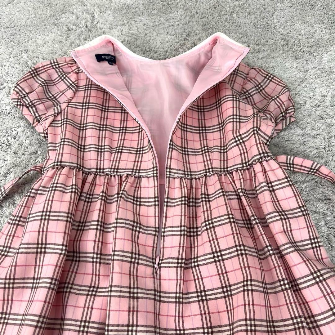 BURBERRY LONDON バーバリー キッズ　ワンピース130cm ピンク