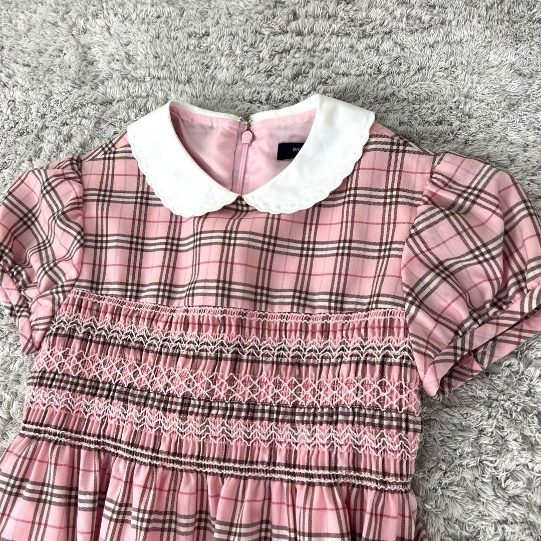 BURBERRY LONDON バーバリー キッズ　ワンピース130cm ピンク
