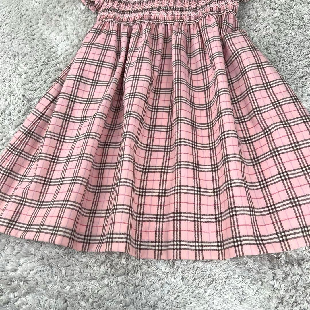 BURBERRY LONDON バーバリー キッズ　ワンピース130cm ピンク