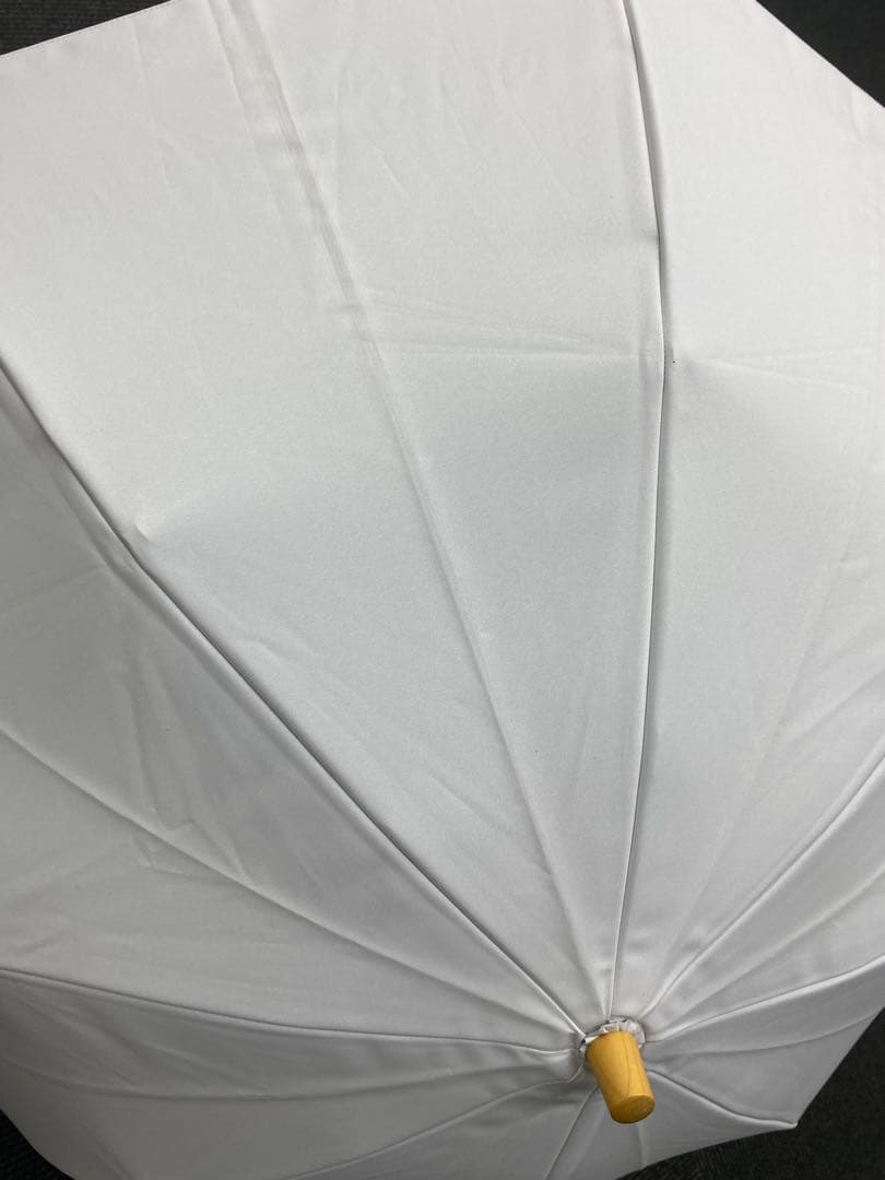 サンバリア100 折りたたみ日傘 ２段折 ホワイト