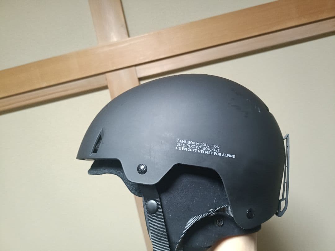 （）sandbox スノーボードヘルメット マットブラック