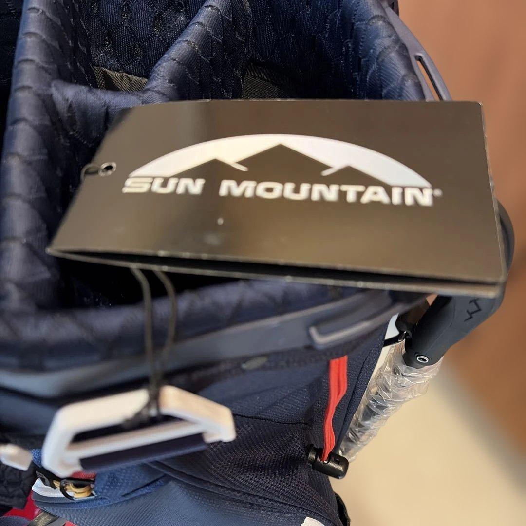 【新品】SUN MOUNTAIN スタンドキャディバッグE-3.5 星条旗