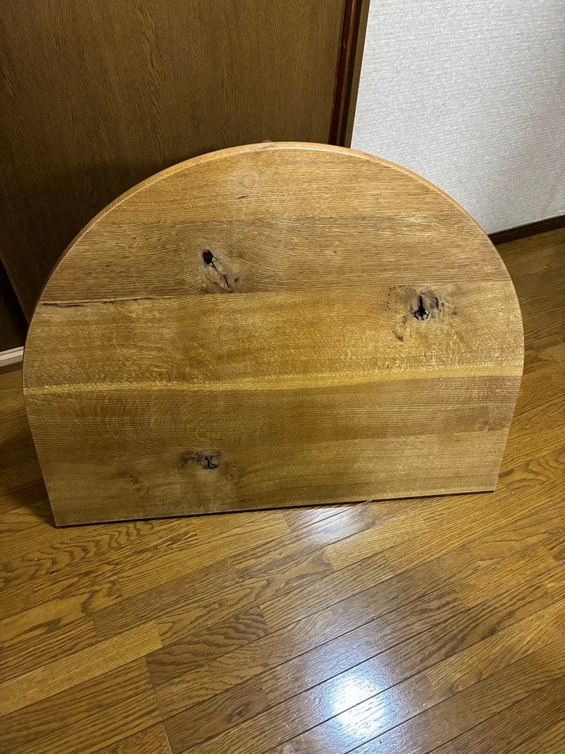 飛騨産業　森のことば　半円形リビングテーブル